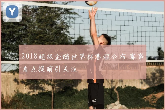 2018超级企鹅世界杯赛程公布 赛事看点提前引关注